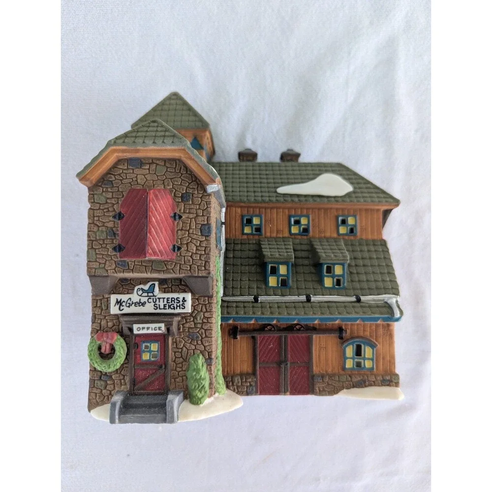 RETIRED McGrebe Cutters & Sleighs - Department 56 - Great Condition, 1991